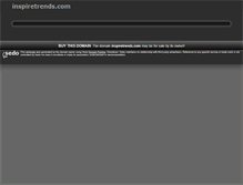 Tablet Screenshot of inspiretrends.com